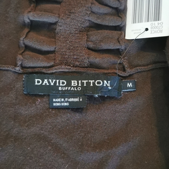BUFFALO David Bitton Hooded Zip-up Cardigan New Medium - Picture 6 of 7